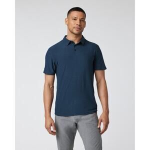 Vuori Strato Tech Polo Men’s Size XL Blue Stretch Lightweight